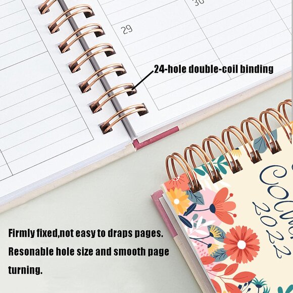 2022 Simple Daily Weekly Monthly Planner for Increased Productivity, NEW - Picture 5 of 8